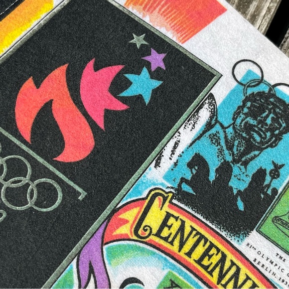 Vintage 1996 Olympics Atlanta Centennial Games Pennant - Picture 6 of 7